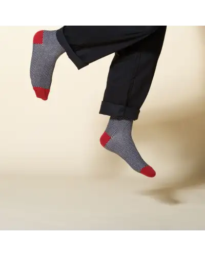 Men PEPER HAROW Lux Taylor Mens Socks - Black £16.00
