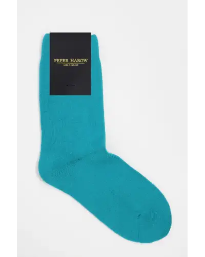 Women PEPER HAROW Plain Womens Bed Socks - Aqua-PH-7479565025454 £15.00