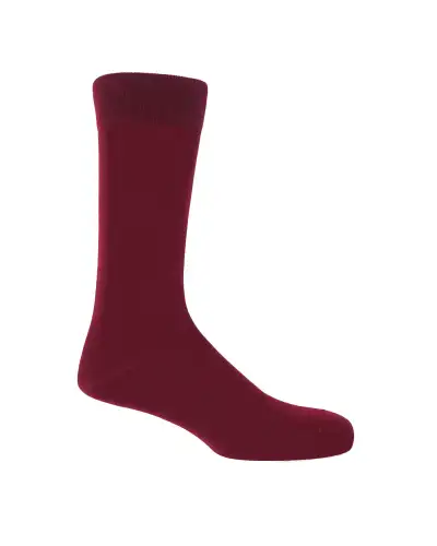 Men PEPER HAROW Classic Mens Socks - Burgundy £16.00