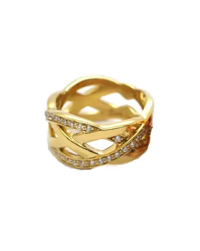 Rings Babette Wasserman Poison Ivy Ring Gold £107.00