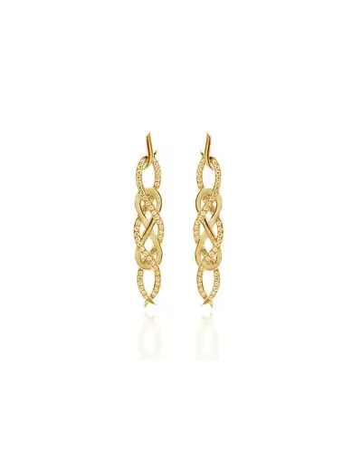 Earrings Babette Wasserman Poison Ivy Small Earrings Gold £250.00