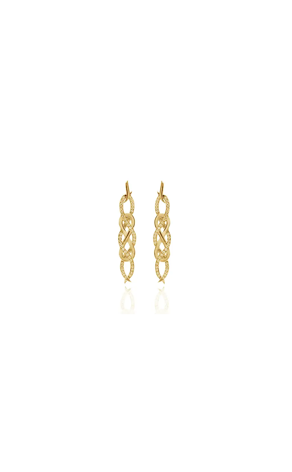 Earrings Babette Wasserman Poison Ivy Small Earrings Gold £250.00