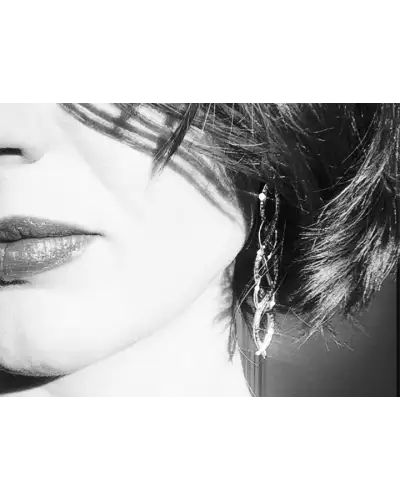 Earrings Babette Wasserman Poison Ivy Large Earrings Rose Gold £250.00