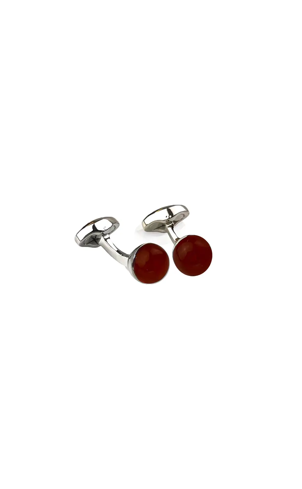 Cufflinks Babette Wasserman Power Orb Cufflinks Carnelian £93.00