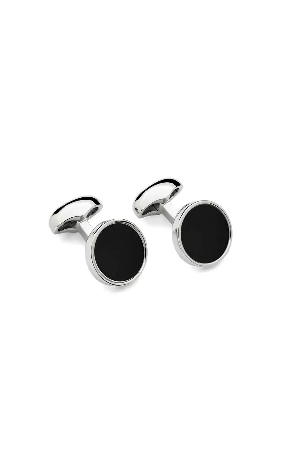 Cufflinks Babette Wasserman Deco Plain Cufflinks Onyx £79.00