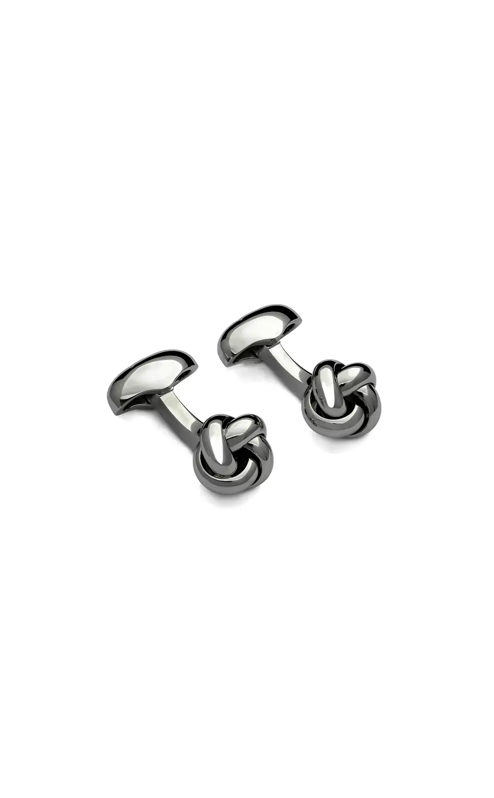 Cufflinks Babette Wasserman Knot Smooth Cufflinks Black Rhodium £70.00