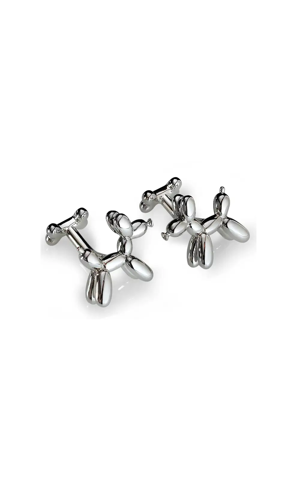 Cufflinks Babette Wasserman Balloon Dog Cufflinks Rhodium £84.00