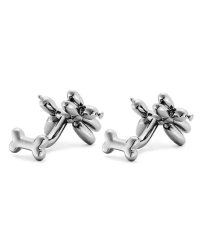 Cufflinks Babette Wasserman Balloon Dog Cufflinks Rhodium £84.00