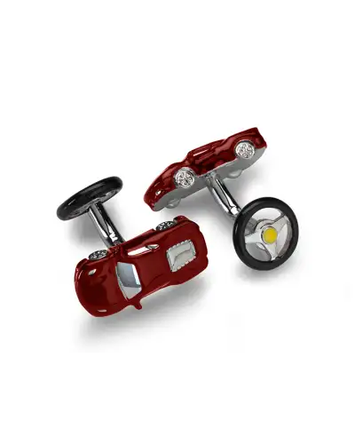 Cufflinks Babette Wasserman Sports Car Cufflinks Red £88.00