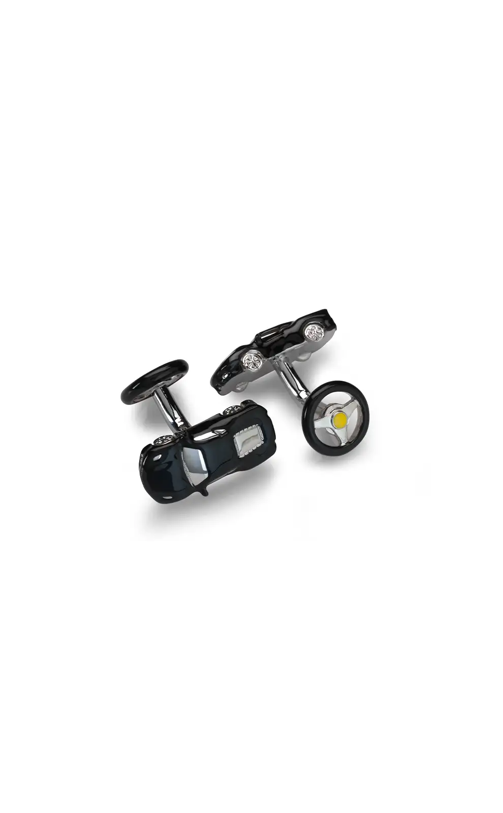 Cufflinks Babette Wasserman Sports Car Cufflinks Black £88.00
