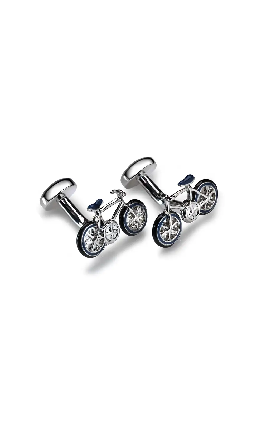 Cufflinks Babette Wasserman Bicycle Cufflinks Blue £93.00