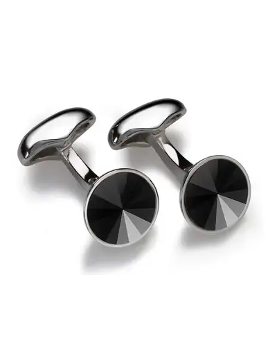 Cufflinks Babette Wasserman Galileo Cufflinks Jet £70.00
