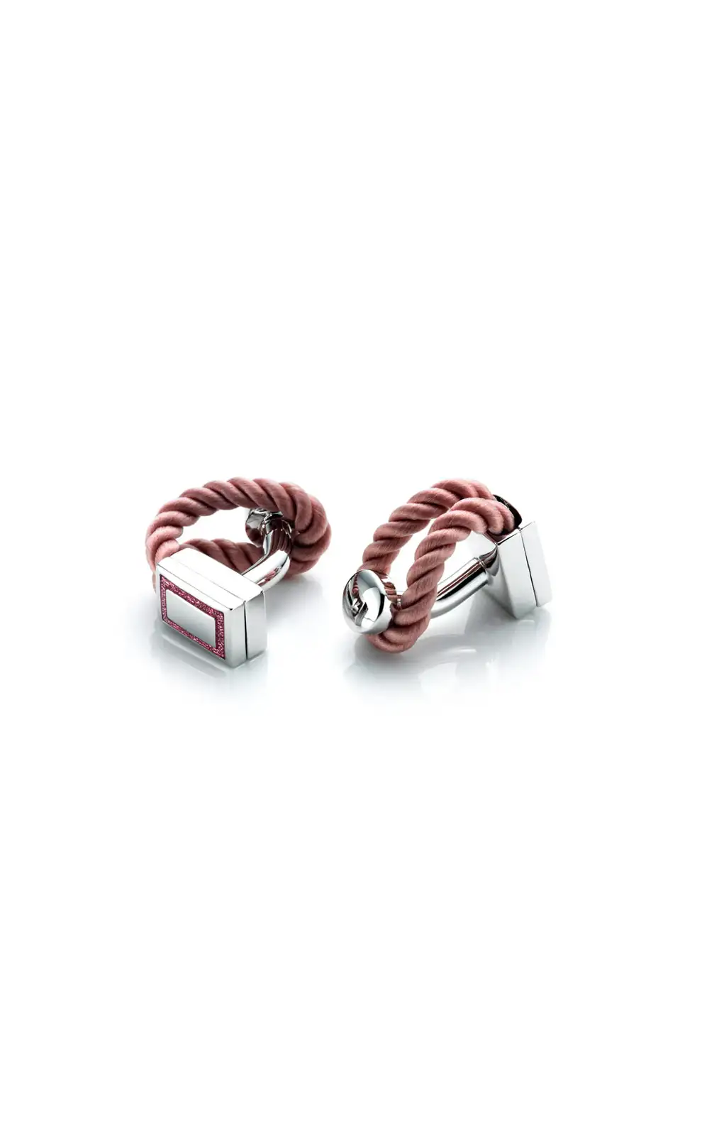 Cufflinks Babette Wasserman Rope Wrap Cufflinks Pink £74.00