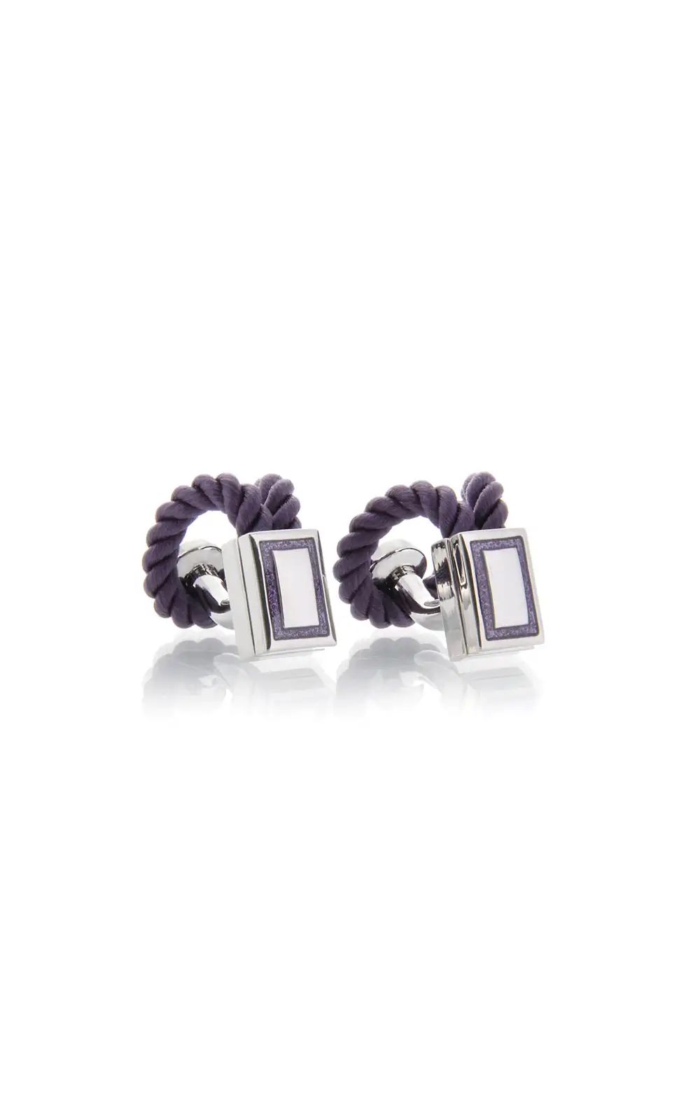Cufflinks Babette Wasserman Rope Wrap Cufflinks Purple £74.00