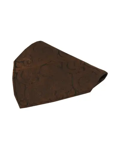 Silk Hankies Soprano Ties Soprano Brown Ground Paisley Luxury Silk Hanky £15.00