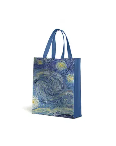 Bone China Hand Painted Fox and Chave Van Gogh Starry Night Tote Bag £23.00