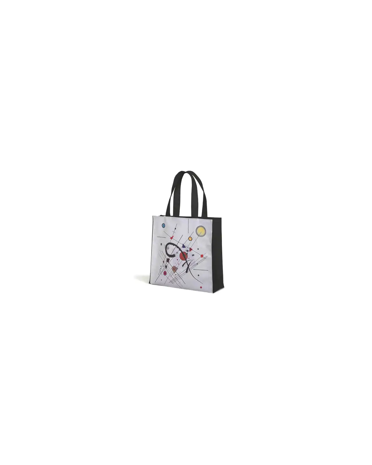 Bone China Hand Painted Fox and Chave Kandinsky Grey Square Tote Bag £14.00