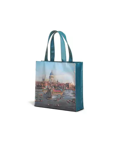 Bone China Hand Painted Fox and Chave Canaletto Thames Tote Bag £14.00