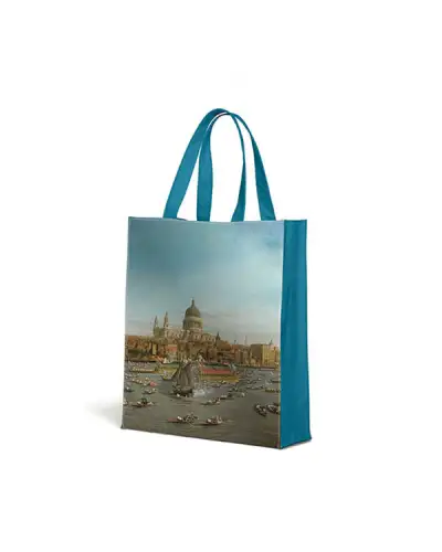 Bone China Hand Painted Fox and Chave Canaletto Thames Tote Bag £14.00
