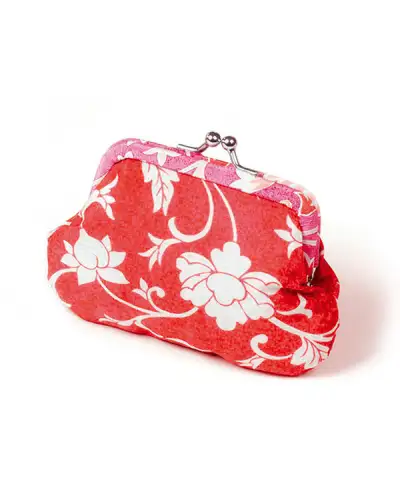 Contemporary Fox and Chave Chinoiserie Silk Coin Purse £12.00