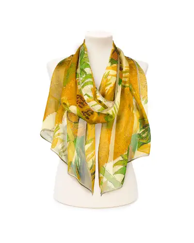 Scarves Fox and Chave Van Gogh Sunflowers Chiffon Scarf £52.00