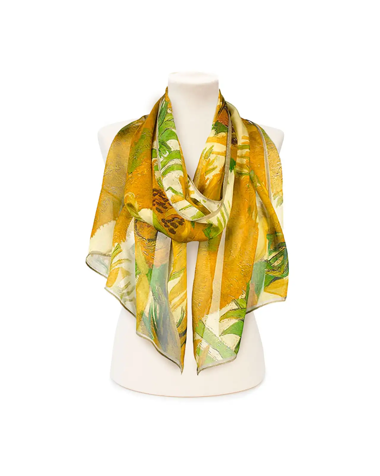 Scarves Fox and Chave Van Gogh Sunflowers Chiffon Scarf £52.00