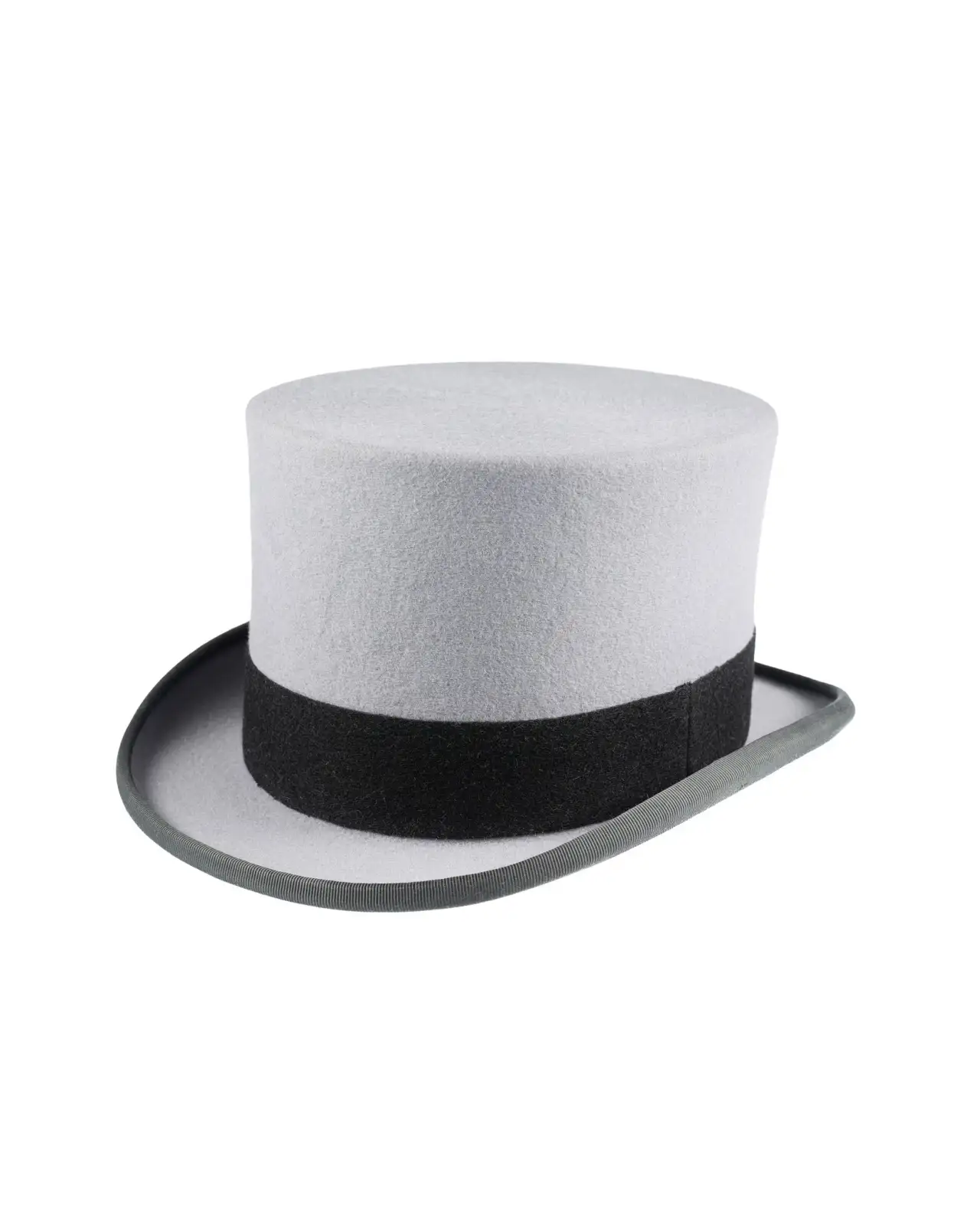 Top Hats Christys Hats Ascot Fur Felt Grey Top Hat-CH-CST100011GREY-55 £212.00