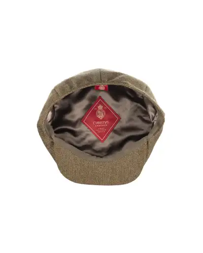 Caps & Flat Caps Christys Hats Lovat Mill Teviot Tweed Made In England 8 Piece Cap-CH-CSK100874HEAT-59 £79.00