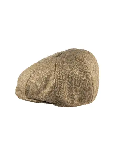 Caps & Flat Caps Christys Hats Lovat Mill Teviot Tweed Made In England 8 Piece Cap-CH-CSK100874HEAT-59 £79.00