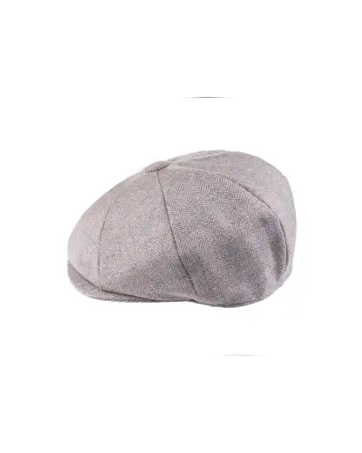 Caps & Flat Caps Christys Hats Lovat Mill Teviot Tweed Made In England 8 Piece Cap-CH-CSK100874HEAT-59 £79.00