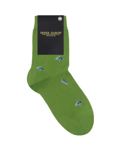 Women PEPER HAROW Umbrella Womens Socks - Green £15.00