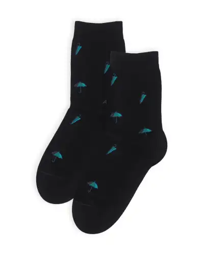 Women PEPER HAROW Umbrella Womens Socks - Black £15.00
