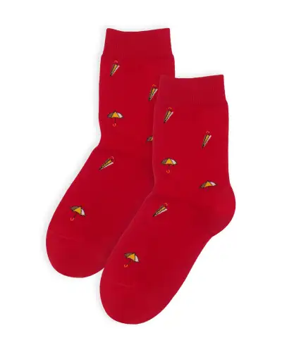 Women PEPER HAROW Umbrella Womens Socks - Red £15.00