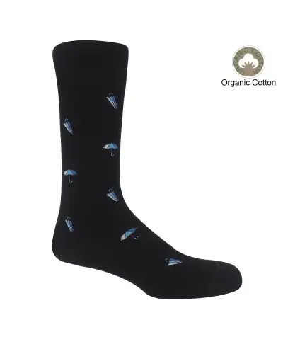 Men PEPER HAROW Umbrella Mens Socks - Black £17.00