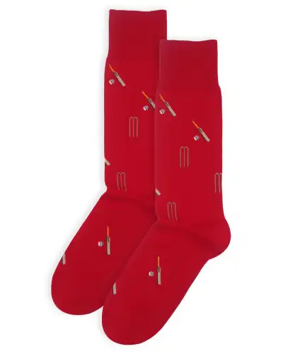 Men PEPER HAROW Cricket Mens Socks - Red £17.00