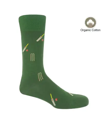Men PEPER HAROW Cricket Mens Socks - Green £17.00