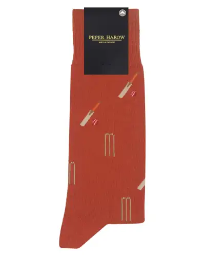 Men PEPER HAROW Cricket Mens Socks - Orange £17.00