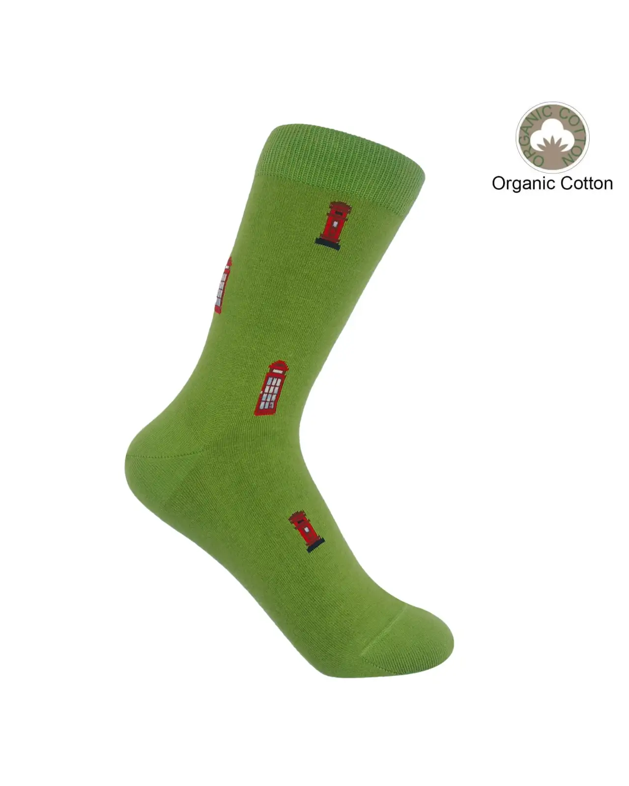 Women PEPER HAROW Post Box Womens Socks - Green £15.00