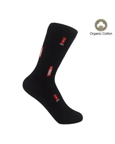 Women PEPER HAROW Post Box Womens Socks - Black £15.00