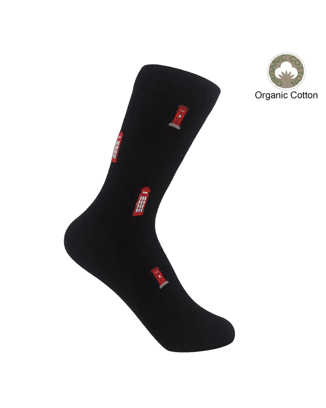 Women PEPER HAROW Post Box Womens Socks - Black £15.00