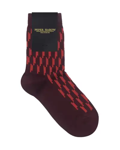 Women PEPER HAROW Scooby Womens Socks - Maroon £15.00