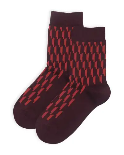 Women PEPER HAROW Scooby Womens Socks - Maroon £15.00
