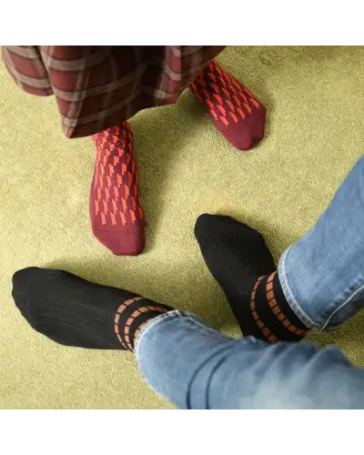 Women PEPER HAROW Scooby Womens Socks - Maroon £15.00