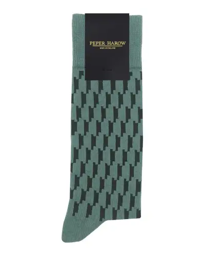 Men PEPER HAROW Scooby Mens Socks - Sage £16.00