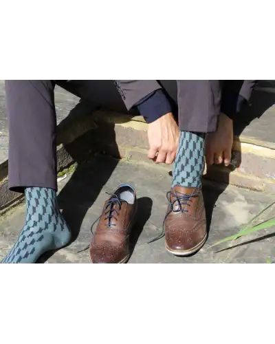 Men PEPER HAROW Scooby Mens Socks - Sage £16.00