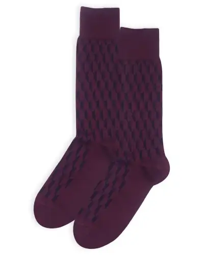 Men PEPER HAROW Scooby Mens Socks - Maroon £16.00
