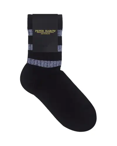 Women PEPER HAROW Old School Womens Socks - Black £15.00
