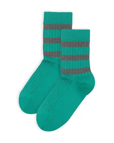 Women PEPER HAROW Old School Womens Socks - Teal £15.00