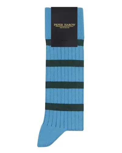 Men PEPER HAROW Old School Mens Socks - Blue £16.00