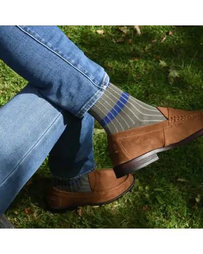Men PEPER HAROW Old School Mens Socks - Olive £16.00